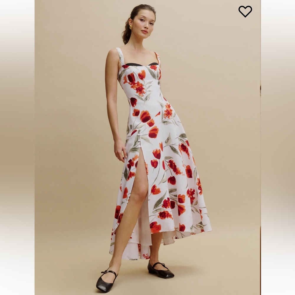 Reformation Bekki Linen Dress